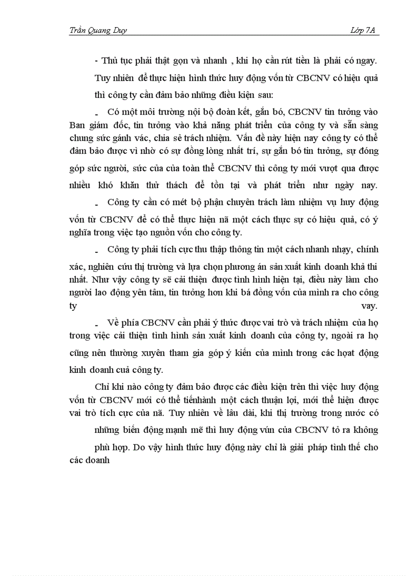 image for page Một số giải pháp nhằm nâng cao hiệu quả quản lý và sử dụng vốn lưu động tại Công ty TNHH Vĩnh Thịnh