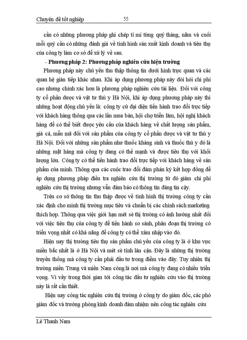 image for page Hoàn thiện hoạt động tiêu thụ thành phẩm của công ty dược và vật tư thú y Hà Nội