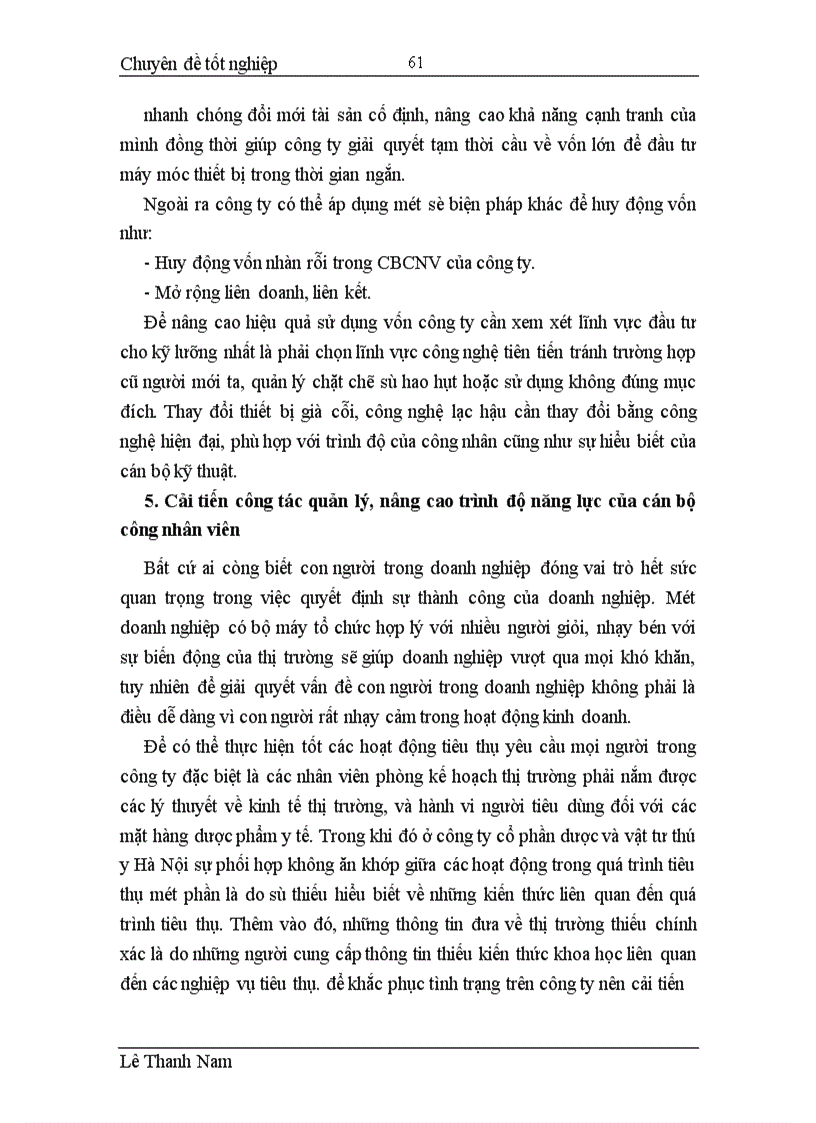 image for page Hoàn thiện hoạt động tiêu thụ thành phẩm của công ty dược và vật tư thú y Hà Nội