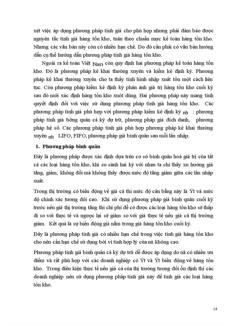 image for page Hạn chế của các phương pháp và các biện pháp khắc phục các phương pháp tính giá hàng tồn kho.