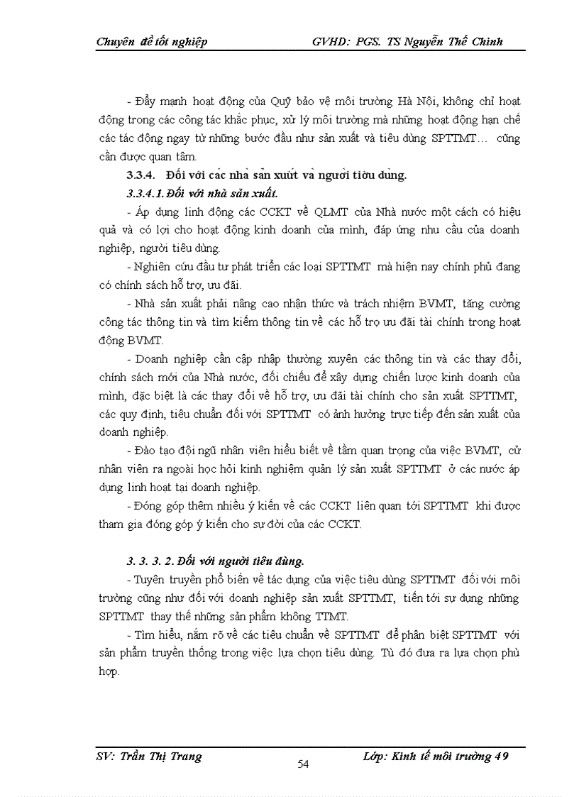 image for page Sử dụng công cụ kinh tế nhằm khuyến khích sản xuất và tiêu dùng sản phẩm thân thiện môi trường: Nghiên cứu điển hình trên địa bàn Hà Nội