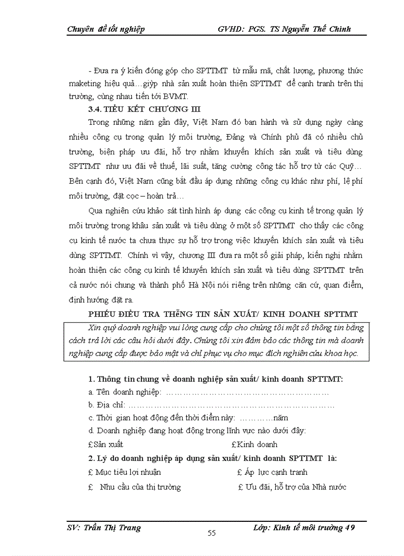 image for page Sử dụng công cụ kinh tế nhằm khuyến khích sản xuất và tiêu dùng sản phẩm thân thiện môi trường: Nghiên cứu điển hình trên địa bàn Hà Nội