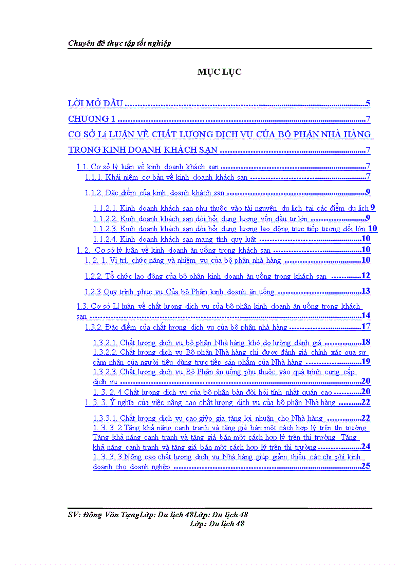 image for page Nâng cao chất lượng dịch vụ trong kinh doanh nhà hàng tại khách sạn Bảo Sơn Hà Nội - Thực trạng, phương hướng và giải pháp