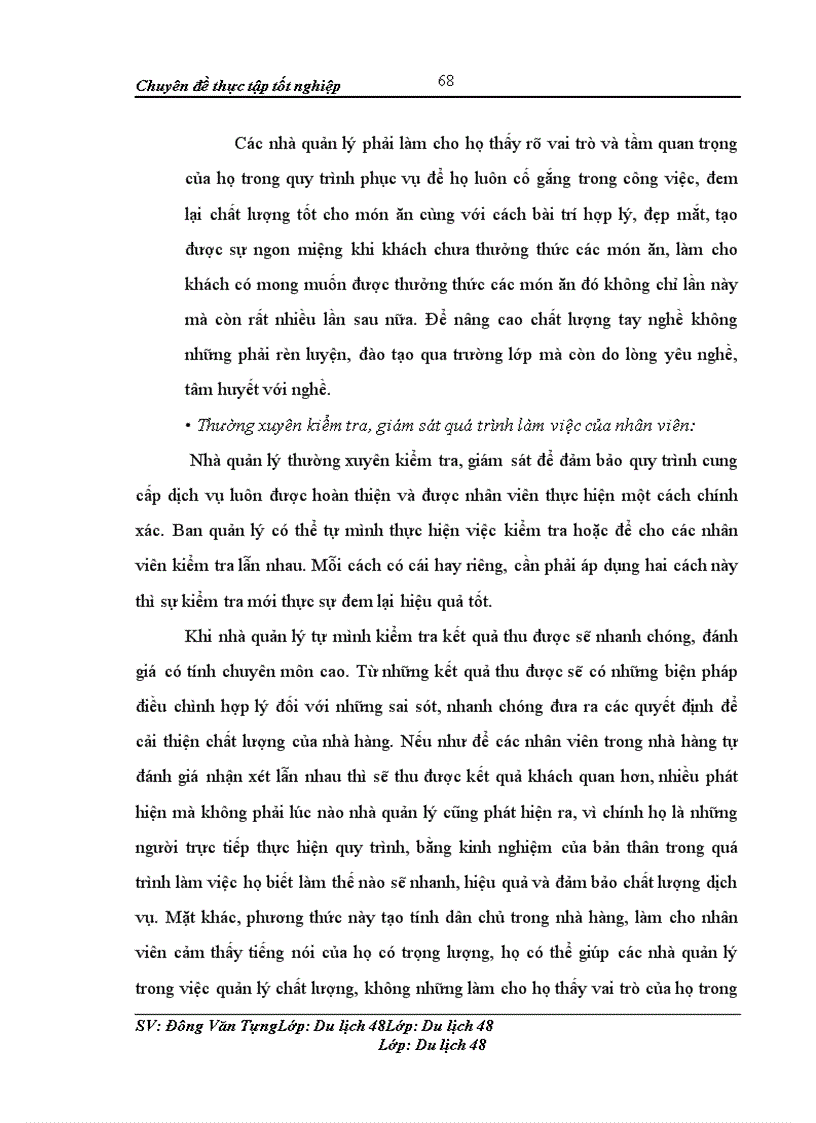 image for page Nâng cao chất lượng dịch vụ trong kinh doanh nhà hàng tại khách sạn Bảo Sơn Hà Nội - Thực trạng, phương hướng và giải pháp