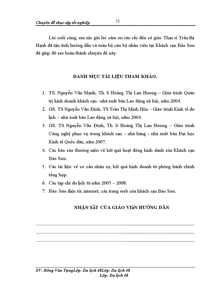 image for page Nâng cao chất lượng dịch vụ trong kinh doanh nhà hàng tại khách sạn Bảo Sơn Hà Nội - Thực trạng, phương hướng và giải pháp