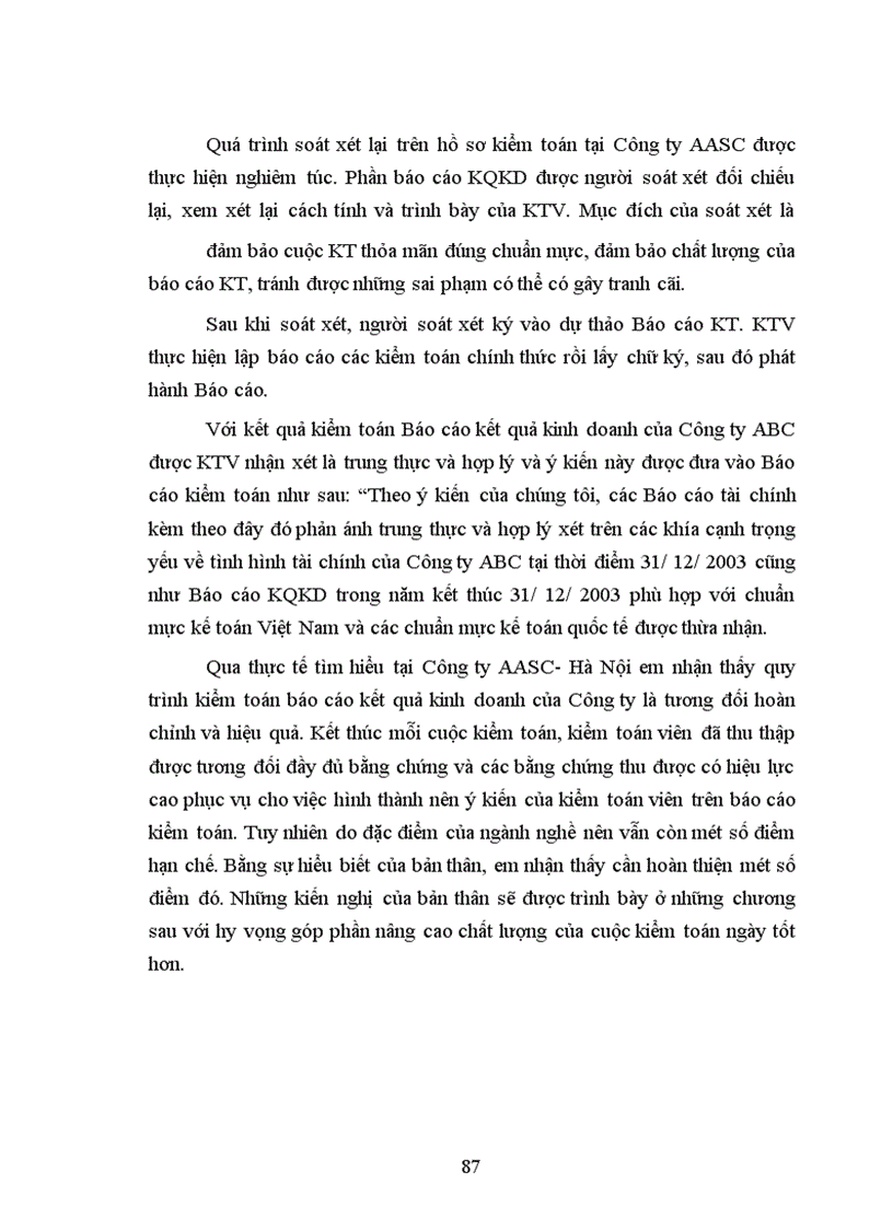 image for page Kiểm toán Báo cáo kết quả hoạt động kinh doanh do công ty dịch vụ tư vấn tài chính kế toán và kiểm toán (AASC) thực hiện