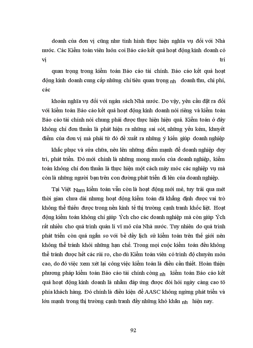 image for page Kiểm toán Báo cáo kết quả hoạt động kinh doanh do công ty dịch vụ tư vấn tài chính kế toán và kiểm toán (AASC) thực hiện