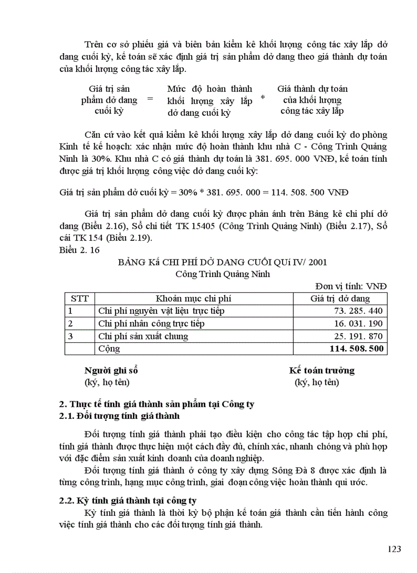 image for page Hoàn thiện công tác kế toán chi phí sản xuất và tính giá thành sản xuất sản phẩm xây lắp tại Công ty xây dựng Sông Đà