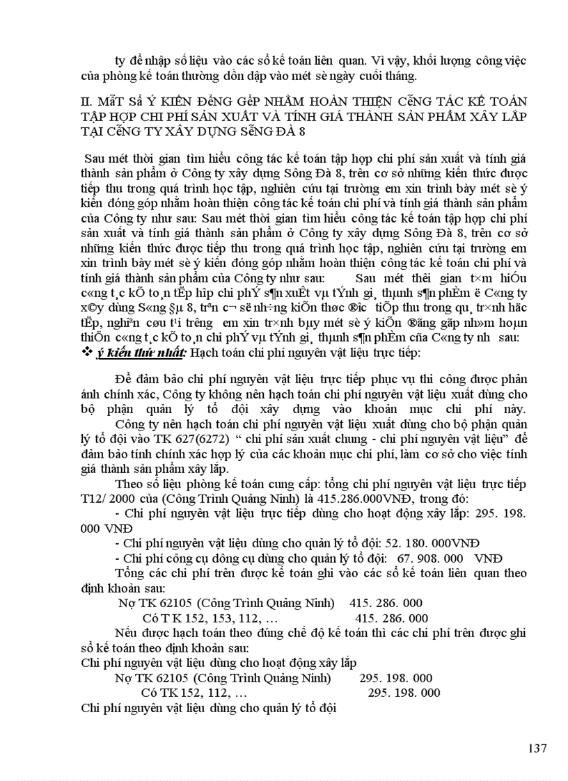 image for page Hoàn thiện công tác kế toán chi phí sản xuất và tính giá thành sản xuất sản phẩm xây lắp tại Công ty xây dựng Sông Đà