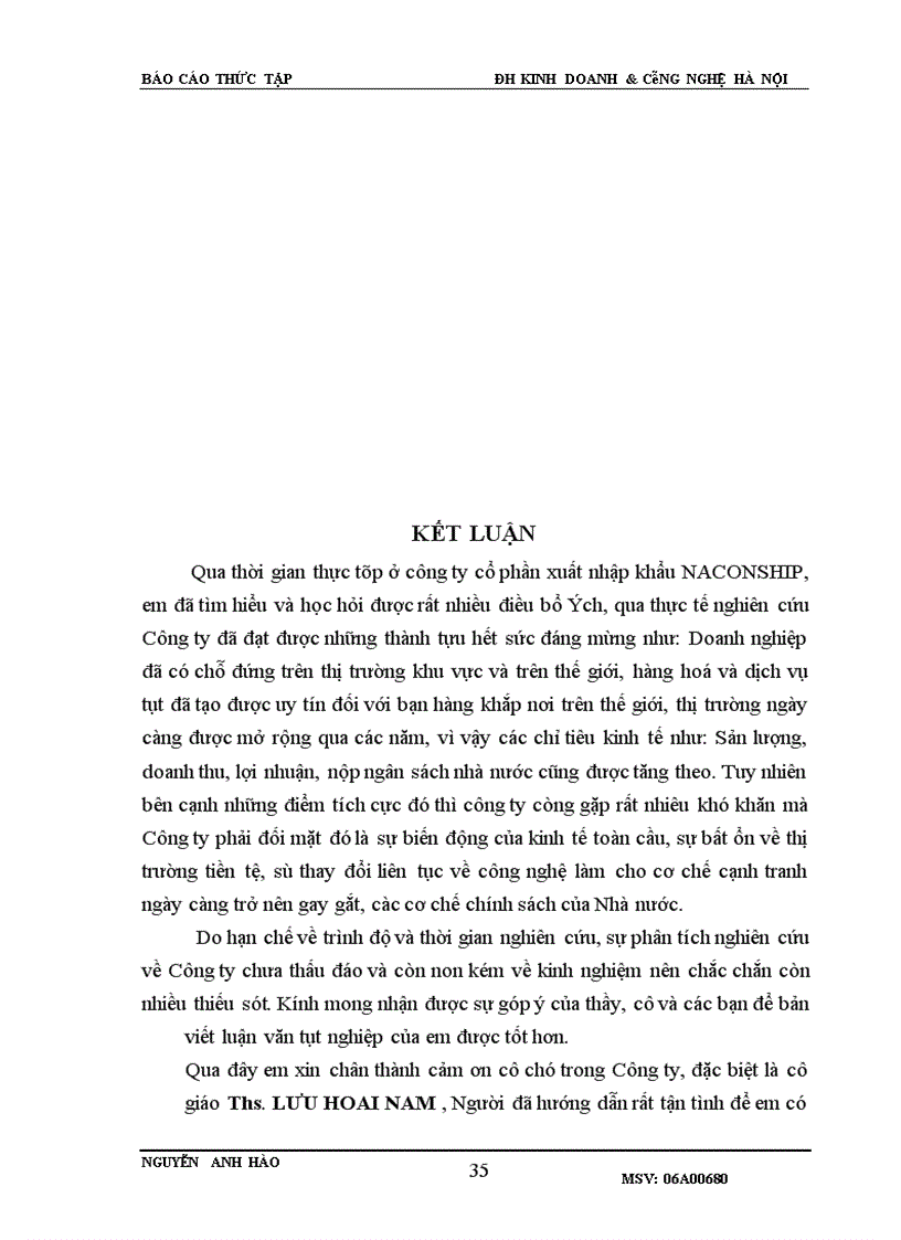 image for page Tình hình hoạt động kinh doanh của công ty vận tải biển Naconship