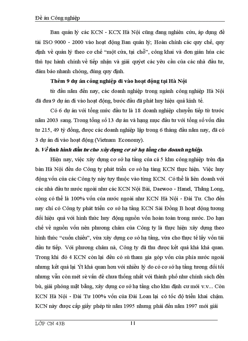 image for page Nâng cao hiệu quả hoạt động sản xuất kinh doanh của các khu công nghiệp tập trung Hà Nội