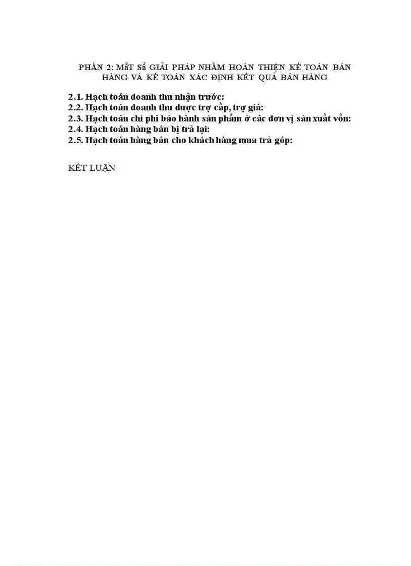 image for page Hoàn thiện kế toán nghiệp vụ bán hàng và xác định kết quả bán hàng