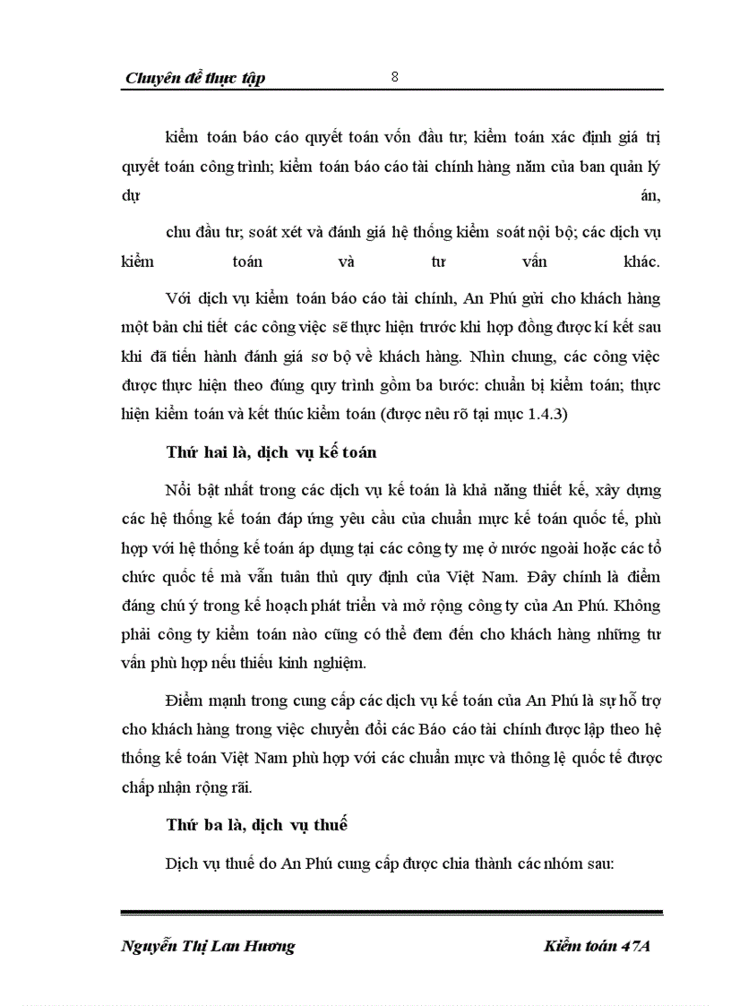 image for page Tìm hiểu thực trạng đánh giá trọng yếu và rủi ro kiểm toán do công ty TNHH kiểm toán An Phú