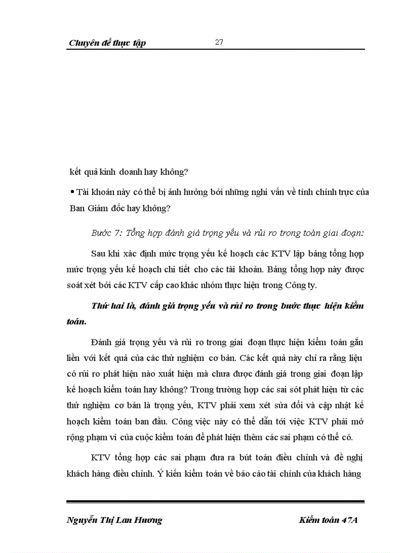 image for page Tìm hiểu thực trạng đánh giá trọng yếu và rủi ro kiểm toán do công ty TNHH kiểm toán An Phú