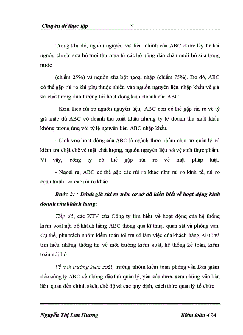 image for page Tìm hiểu thực trạng đánh giá trọng yếu và rủi ro kiểm toán do công ty TNHH kiểm toán An Phú