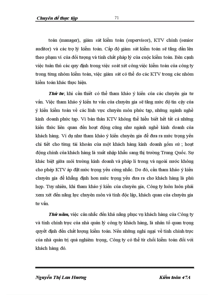 image for page Tìm hiểu thực trạng đánh giá trọng yếu và rủi ro kiểm toán do công ty TNHH kiểm toán An Phú