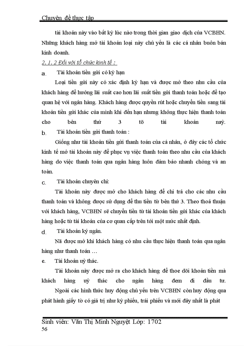 image for page Giải pháp nâng cao hiệu quả hoạt động kế toán huy động vốn tại Ngân hàng Ngoại thương Hà Nội