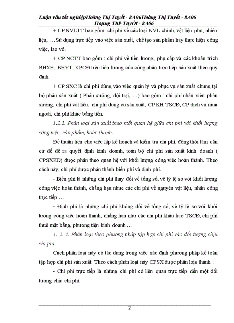 image for page Hoàn thiện công tác kế toán tập hợp chi phí sản xuất và tính giá thành sản phẩm tại Công ty Cổ Phần Trúc Thôn - Mỏ Đôlômít Thanh Hoá