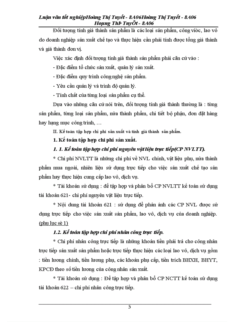 image for page Hoàn thiện công tác kế toán tập hợp chi phí sản xuất và tính giá thành sản phẩm tại Công ty Cổ Phần Trúc Thôn - Mỏ Đôlômít Thanh Hoá