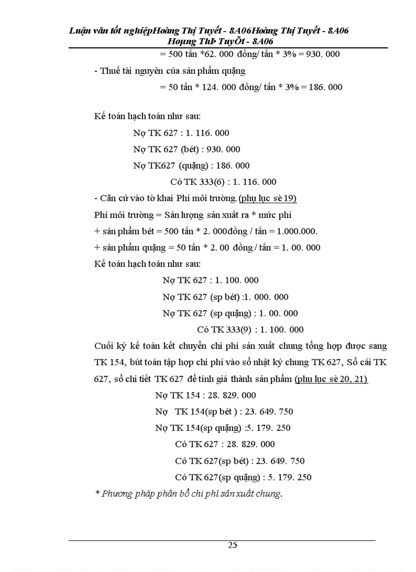 image for page Hoàn thiện công tác kế toán tập hợp chi phí sản xuất và tính giá thành sản phẩm tại Công ty Cổ Phần Trúc Thôn - Mỏ Đôlômít Thanh Hoá