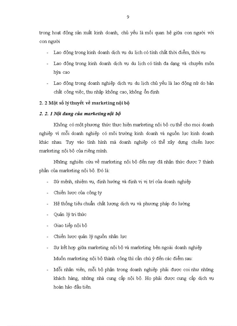 image for page Giải pháp đẩy mạnh hoạt động marketing nội bộ tại khách sạn Holidays Hà Nội