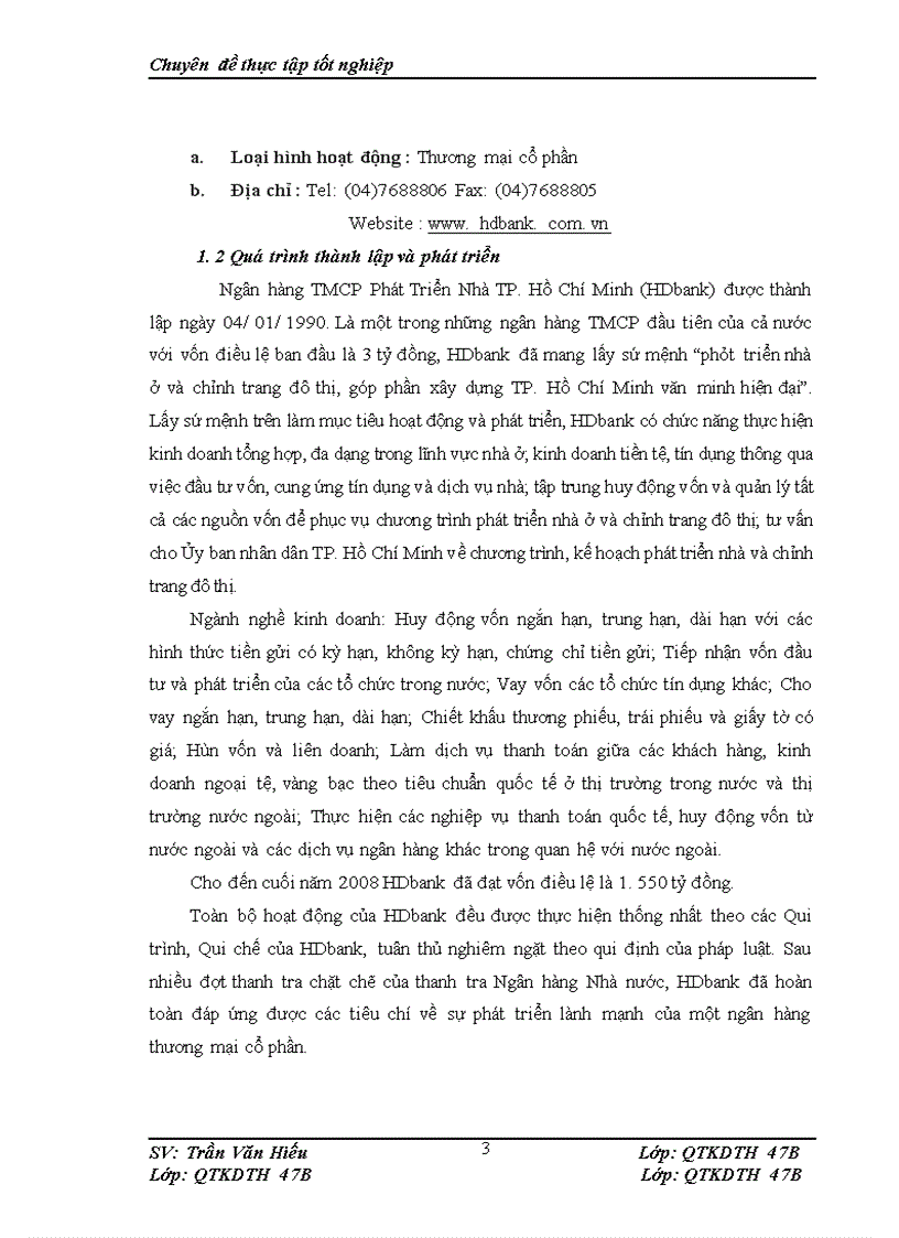 image for page Thực trạng và giải pháp tăng cường huy động vốn của HDbank chi nhánh Cầu Giấy