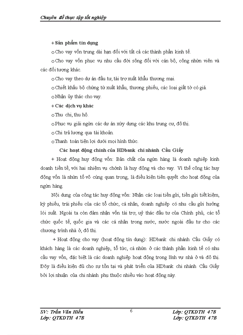 image for page Thực trạng và giải pháp tăng cường huy động vốn của HDbank chi nhánh Cầu Giấy