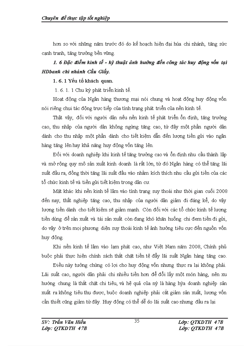 image for page Thực trạng và giải pháp tăng cường huy động vốn của HDbank chi nhánh Cầu Giấy