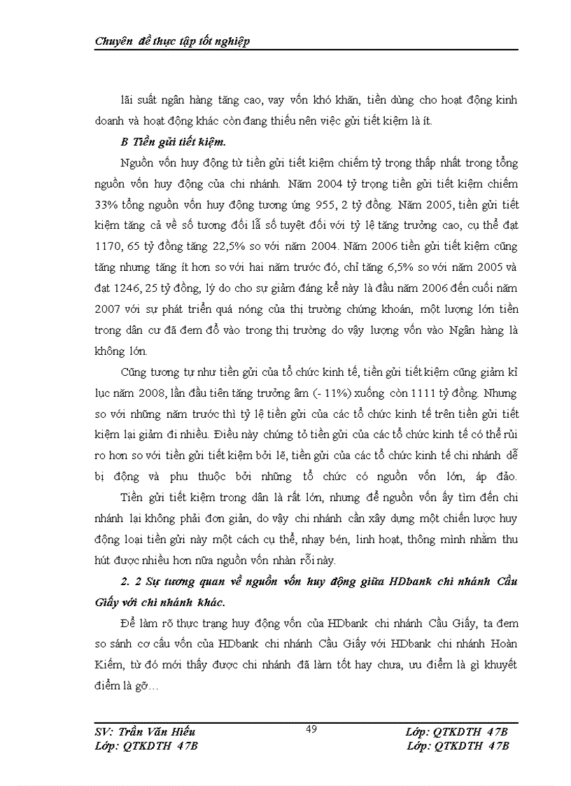 image for page Thực trạng và giải pháp tăng cường huy động vốn của HDbank chi nhánh Cầu Giấy