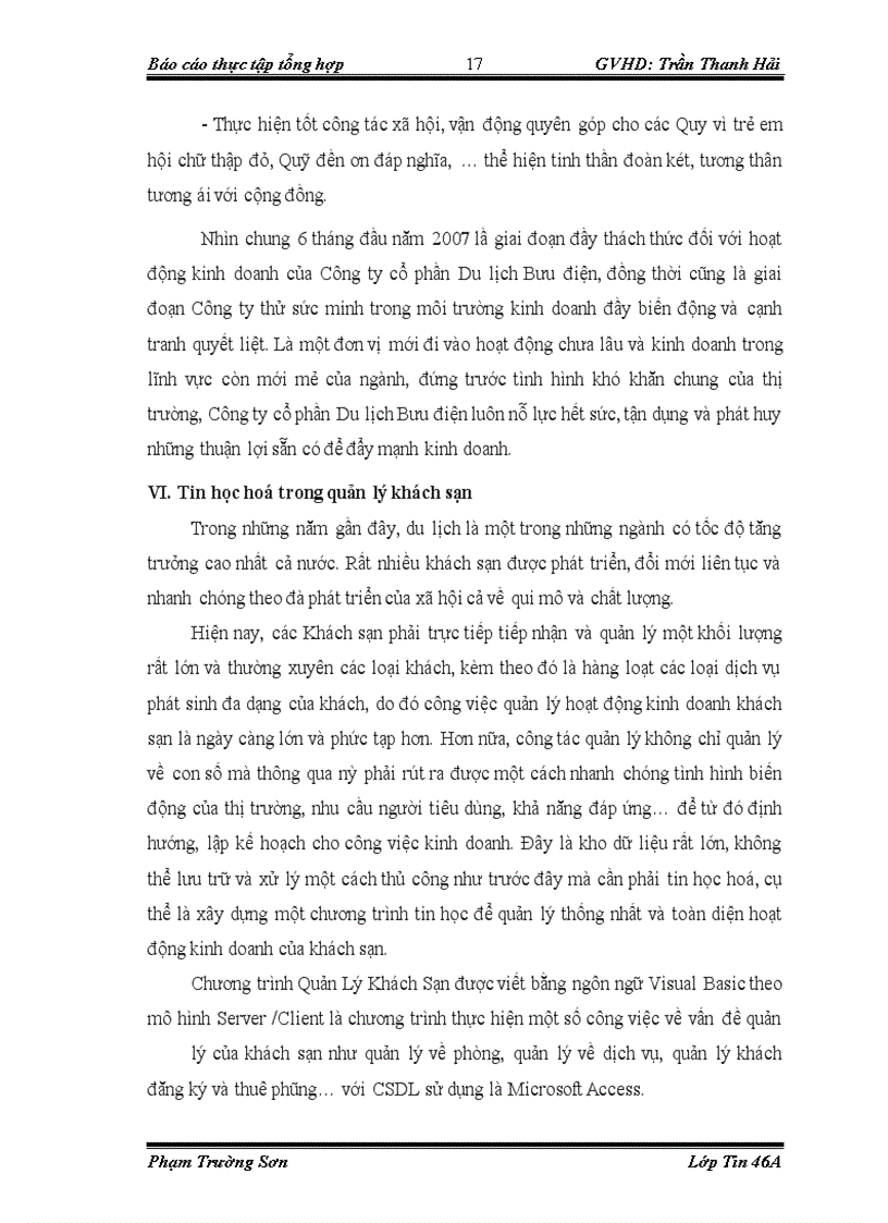 image for page Tổng quan về công ty cổ phần du lịch bưu điện