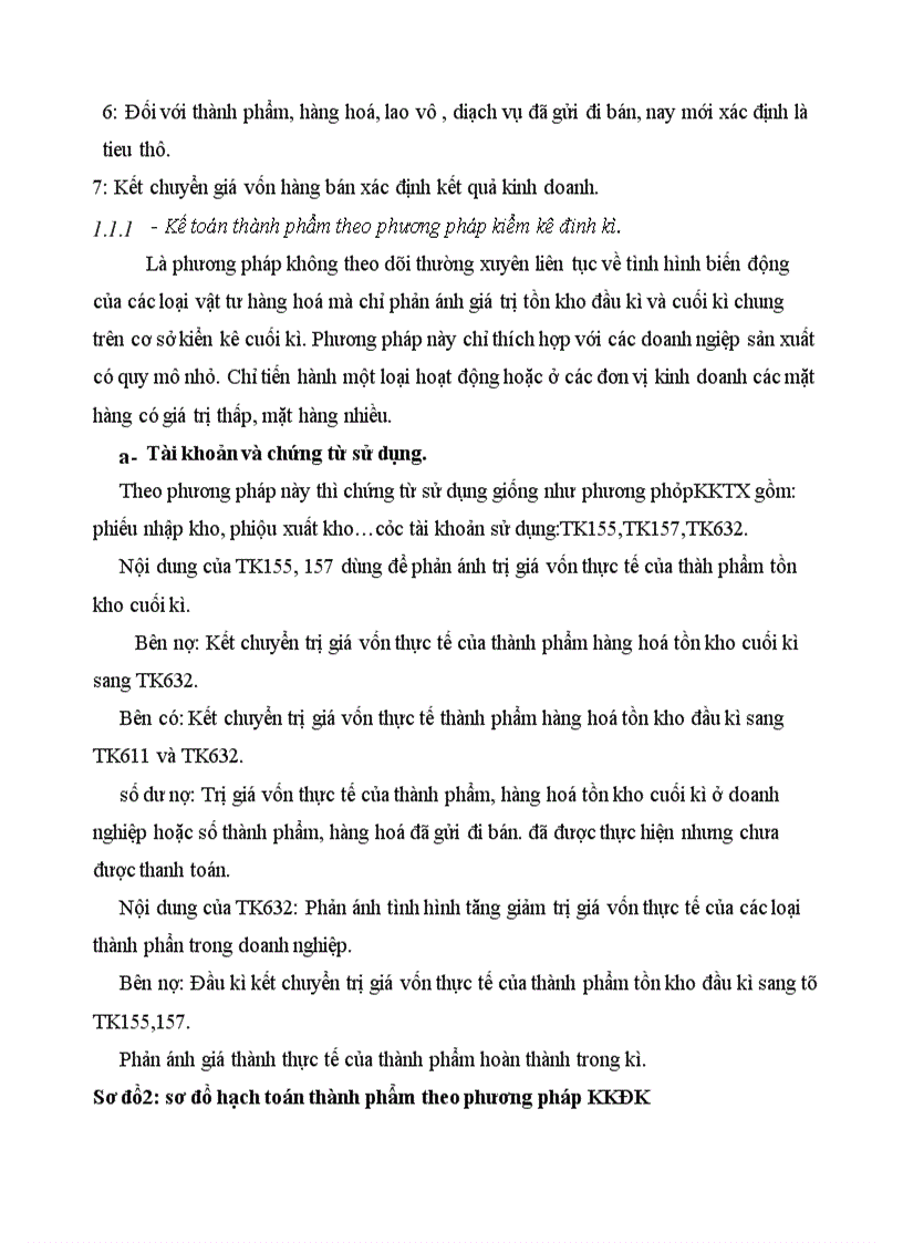 image for page Tổ chức hạch toán thành phẩm, tiêu thụ thành phẩm ở công ty rau quả việt nam