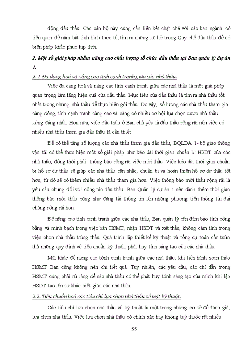 image for page Khái quát về ban quản lý dự án 1- bộ giao thông vận tải