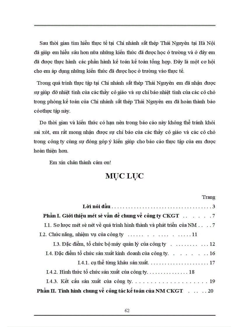 image for page Báo cáo thực tập tổng hợp tại Công ty Gang Thép Thái Nguyên