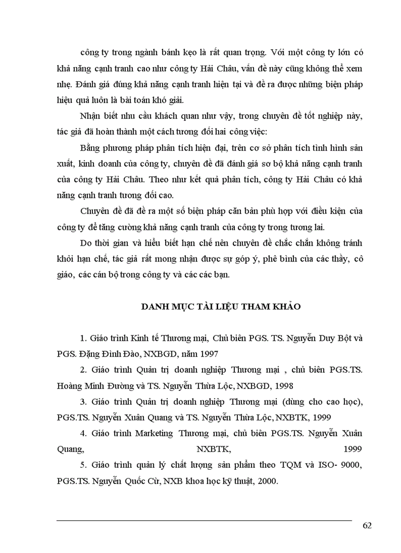 image for page Một số biện pháp nâng cao khả năng cạnh tranh của công ty bánh kẹo Hải Châu