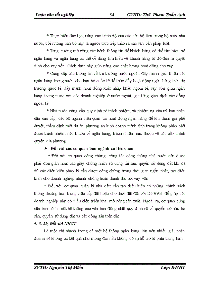 image for page Nâng cao hiệu quả hoạt động cho vay đối với doanh nghiệp vừa và nhỏ tại chi nhánh NHCT Hoàn Kiếm – Thực trạng và giải pháp
