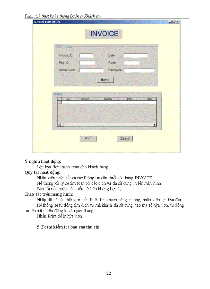 image for page Phân tích thiết kế hệ thống Quản lý Khách sạn