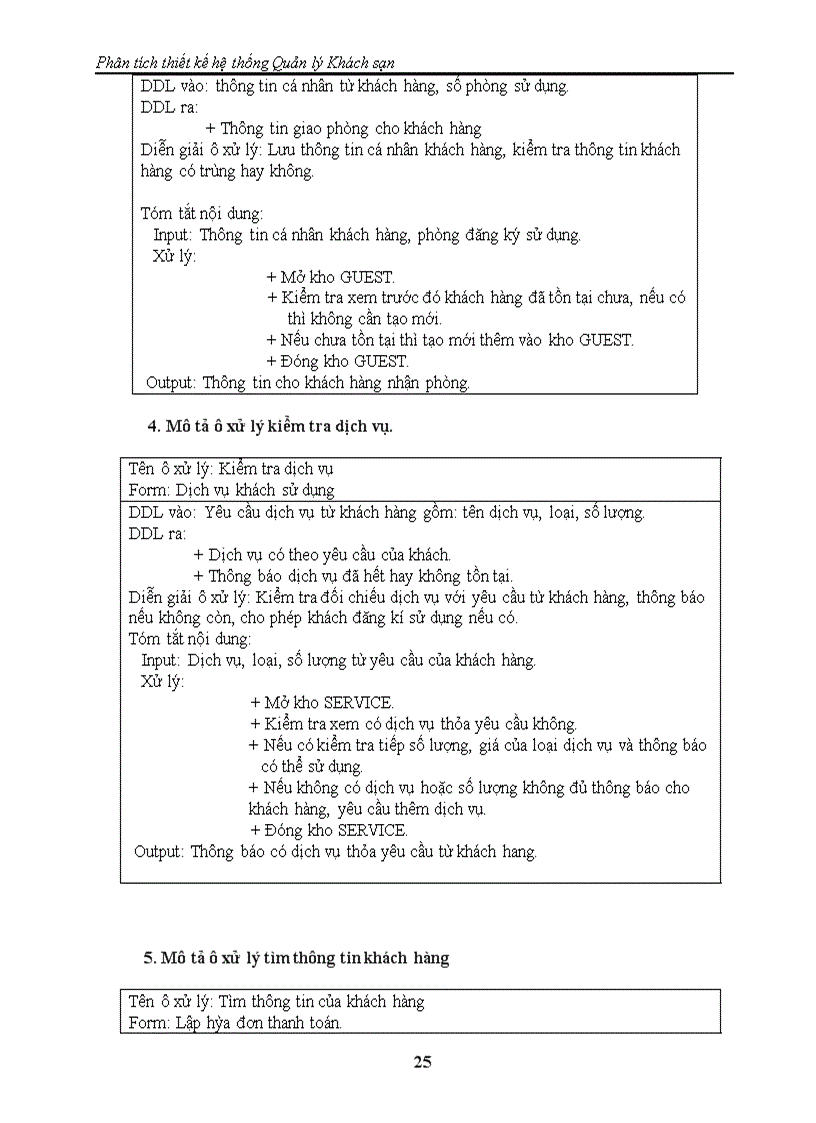 image for page Phân tích thiết kế hệ thống Quản lý Khách sạn