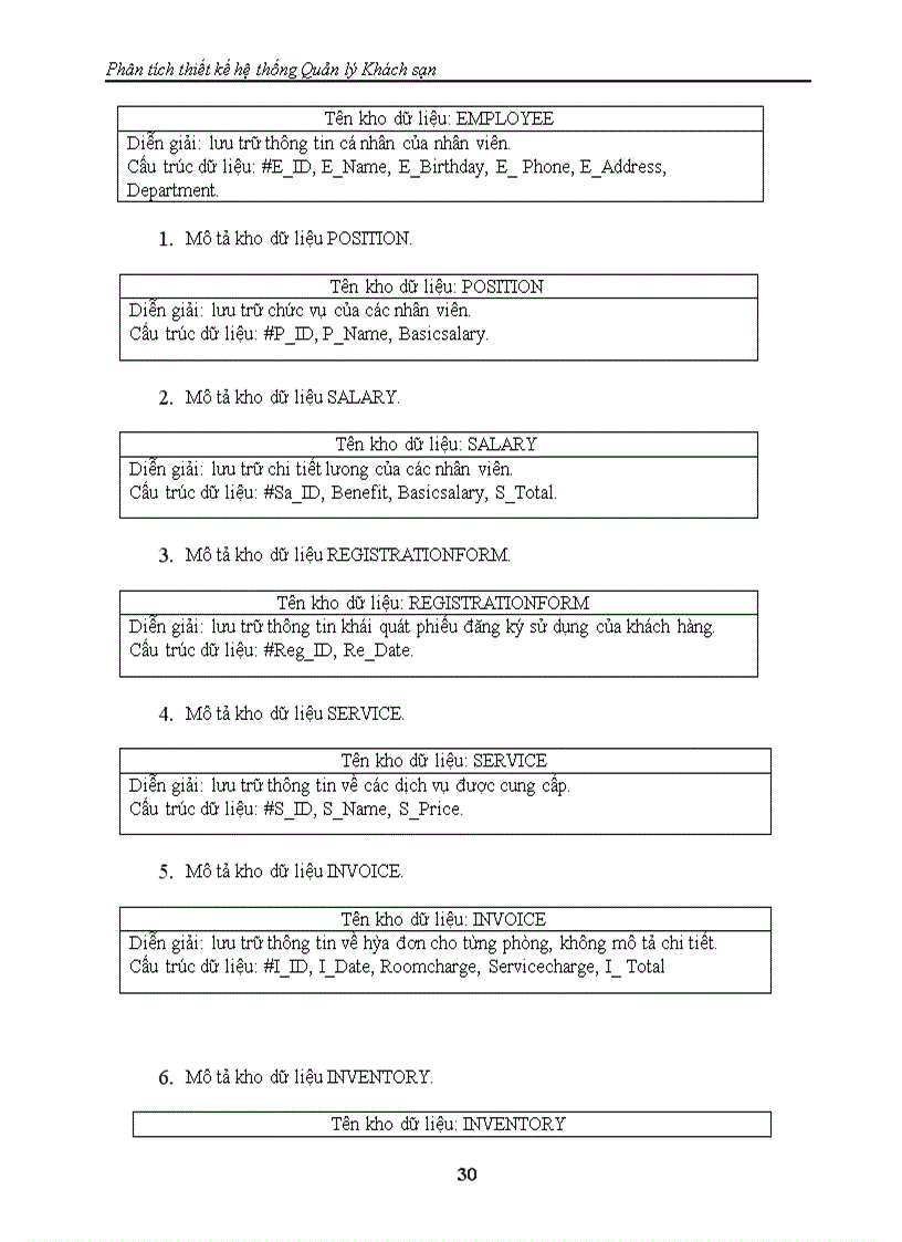 image for page Phân tích thiết kế hệ thống Quản lý Khách sạn