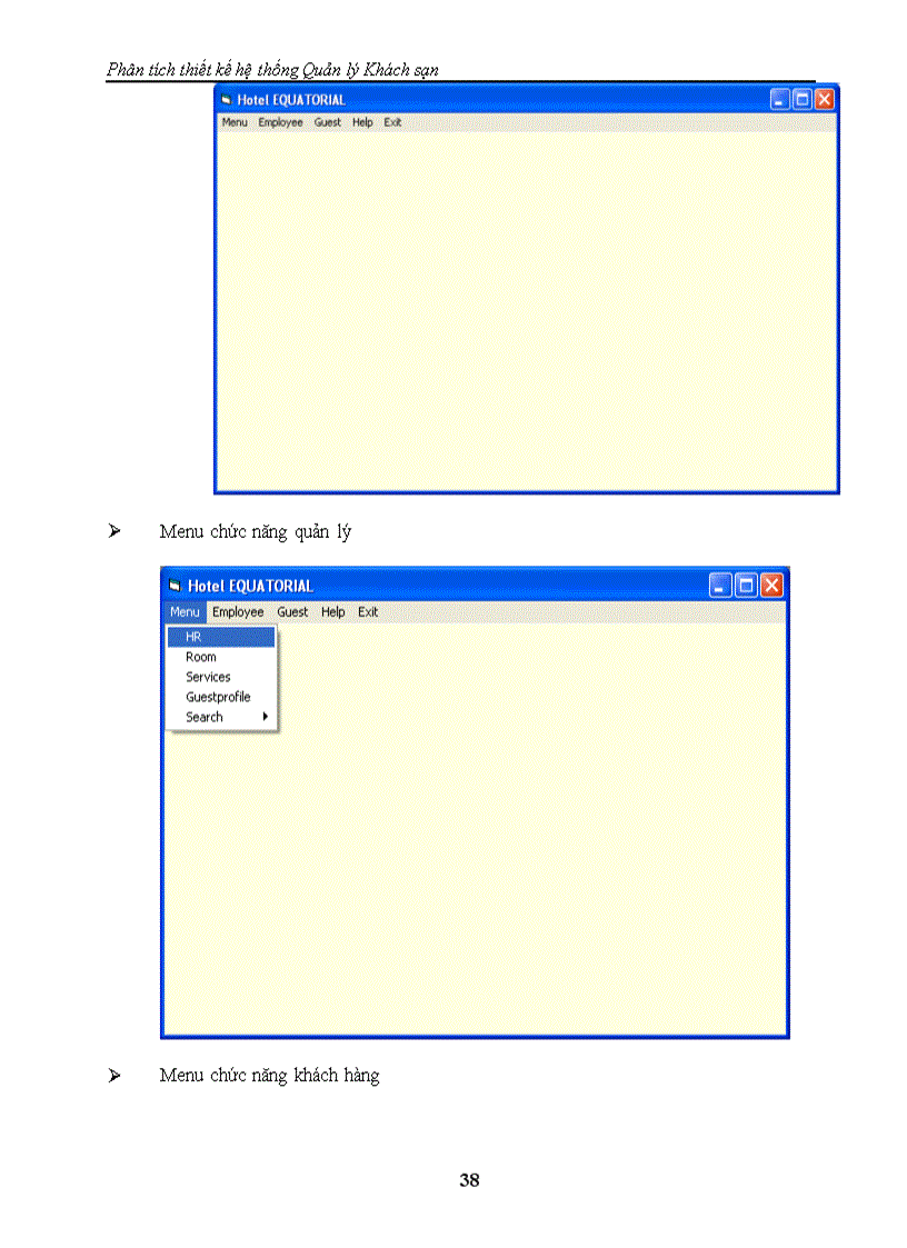 image for page Phân tích thiết kế hệ thống Quản lý Khách sạn