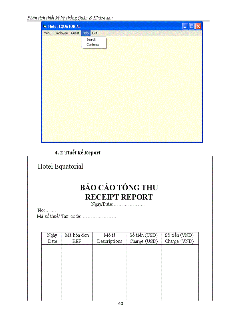 image for page Phân tích thiết kế hệ thống Quản lý Khách sạn