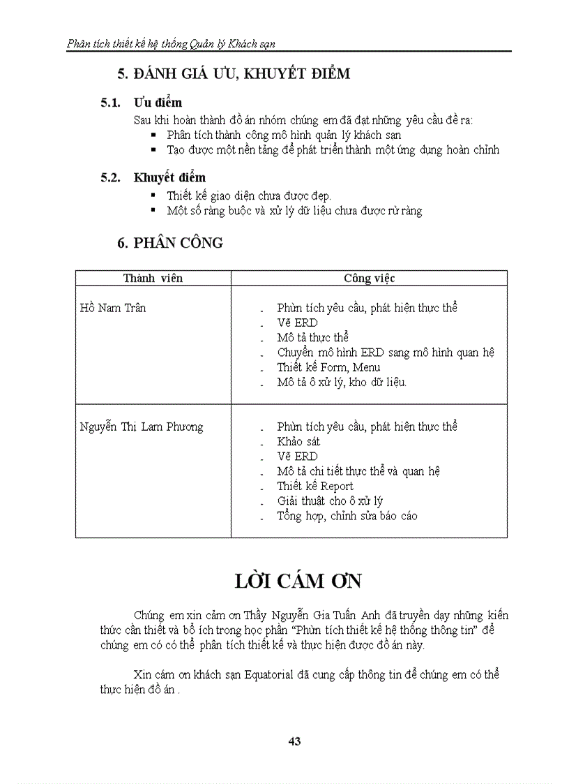image for page Phân tích thiết kế hệ thống Quản lý Khách sạn
