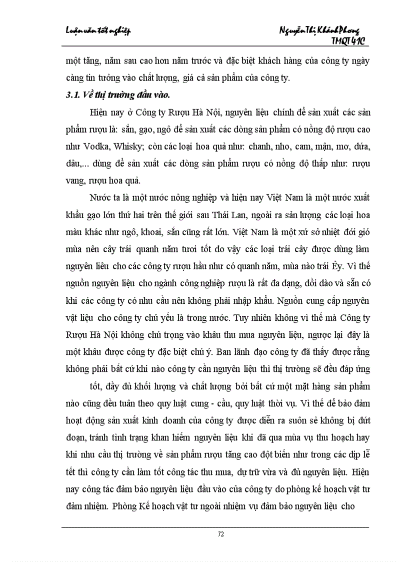 image for page Một số giải pháp thúc đẩy hoạt động tiêu thụ sản phẩm của Công ty Rượu Hà Nội