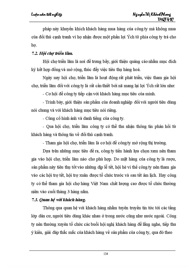 image for page Một số giải pháp thúc đẩy hoạt động tiêu thụ sản phẩm của Công ty Rượu Hà Nội