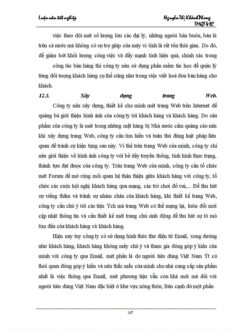 image for page Một số giải pháp thúc đẩy hoạt động tiêu thụ sản phẩm của Công ty Rượu Hà Nội