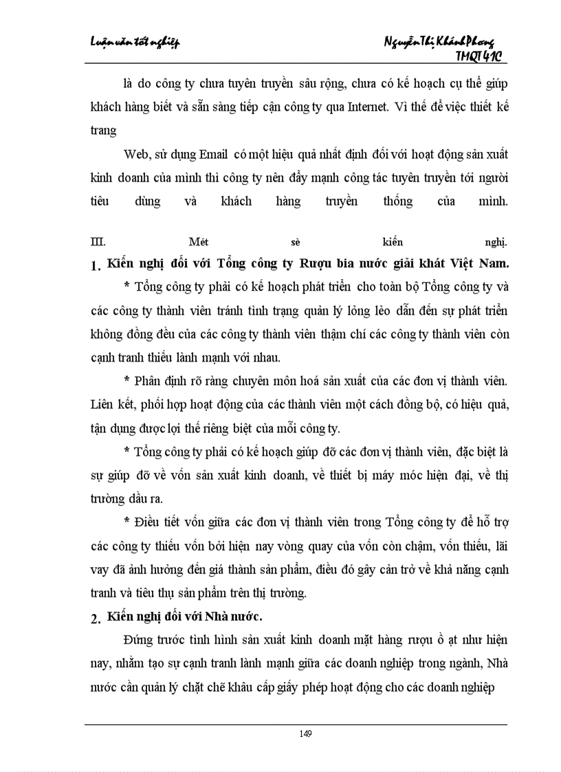 image for page Một số giải pháp thúc đẩy hoạt động tiêu thụ sản phẩm của Công ty Rượu Hà Nội