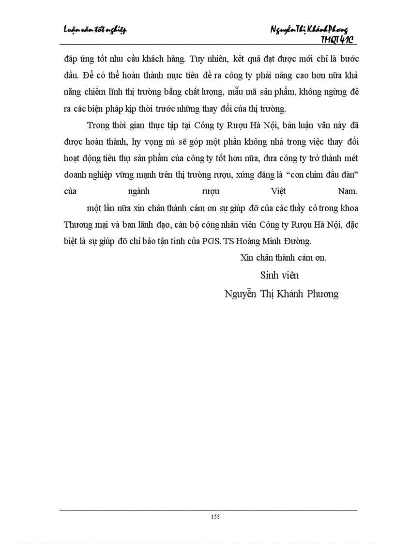 image for page Một số giải pháp thúc đẩy hoạt động tiêu thụ sản phẩm của Công ty Rượu Hà Nội