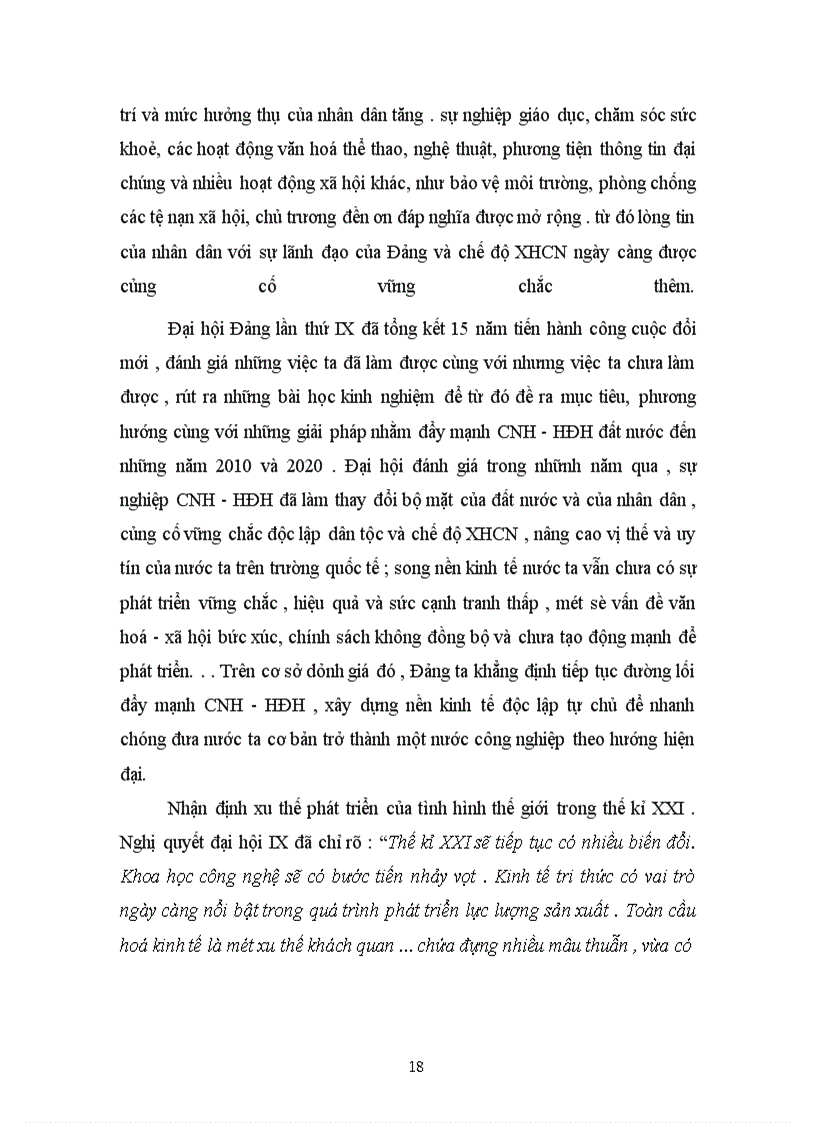 image for page Vận dụng quan điểm toàn diện trong vấn đề thực hiện công cuộc công nghiệp hoá hiện đại hoá ở Việt Nam hiện nay