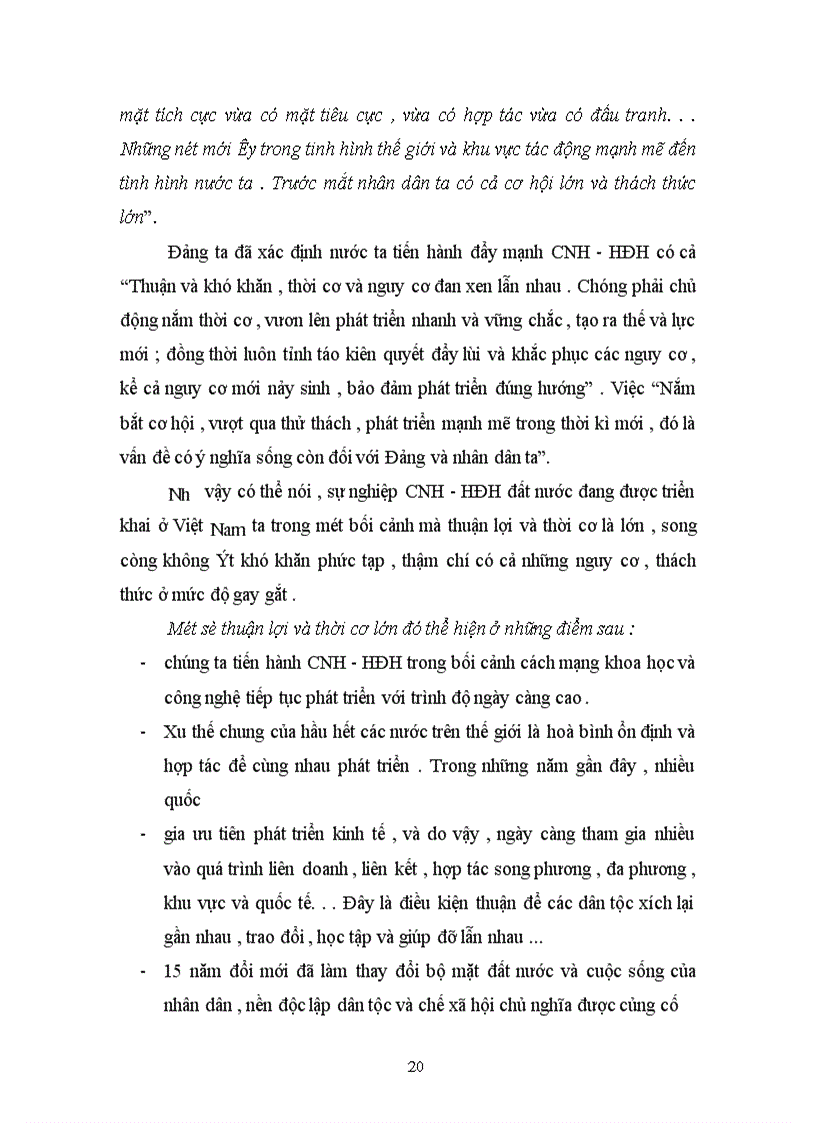 image for page Vận dụng quan điểm toàn diện trong vấn đề thực hiện công cuộc công nghiệp hoá hiện đại hoá ở Việt Nam hiện nay