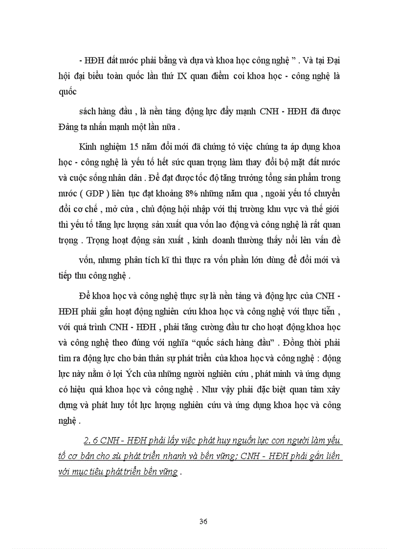 image for page Vận dụng quan điểm toàn diện trong vấn đề thực hiện công cuộc công nghiệp hoá hiện đại hoá ở Việt Nam hiện nay