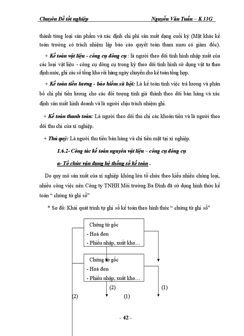 image for page Kế toán vật liệu - công cụ dụng cụ tại Công ty Môi Trường Ba Đình